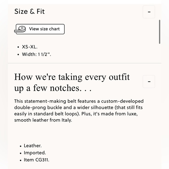 J Crew Double buckle belt in Italian leather Black Small shiny gold hardware - Picture 2 of 13